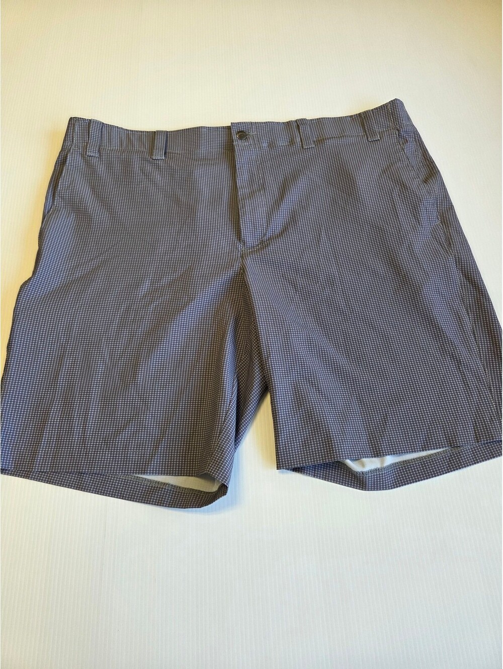 Callaway Men's Size 40 Golf Shorts, Gray with Subtle Pattern, 94% Polyester 6% É